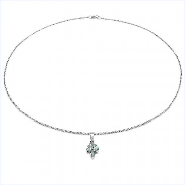 Collier/Halskette m.Granat Anhänger 925-Sterling-Silber