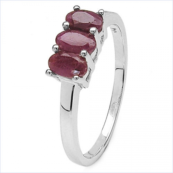 Edler Blue Topas-Ring-925 Sterling Silber Rh.-1,05 Karat