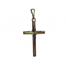 Kreuz-Anhänger in 925 Sterling Silber Rhodiniert